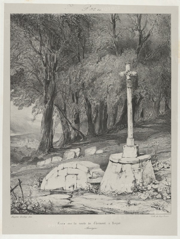 Croix sur la route de Clermont à Royal