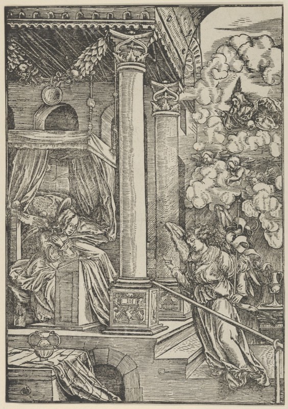 The Annunciation. Creator: Hans Schäufelein the Elder.
