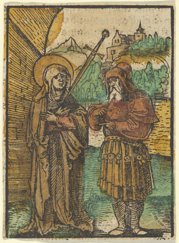 The Virgin as Mater Dolorosa and Simeon