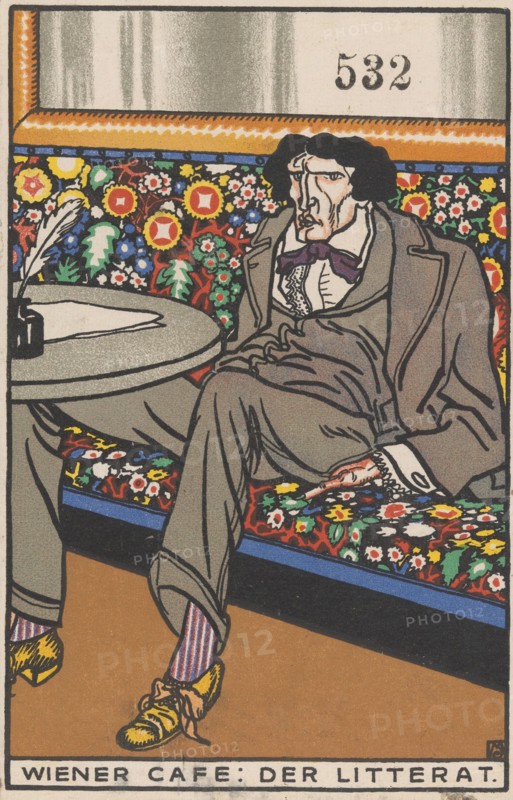 Viennese Café: The Man of Letters (Wiener Café: Der Litterat)