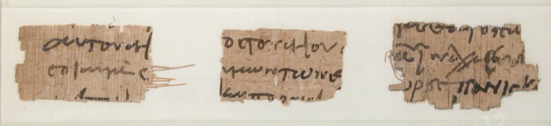 Papyrus Fragments of a Deed