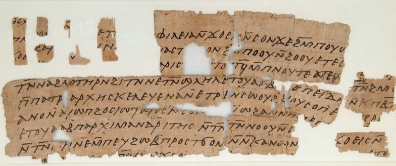 Papyrus Fragments of a Letter from John and Pesenthius to Epiphanius