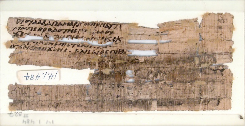 Papyrus Fragment of a Letter from Elisaius