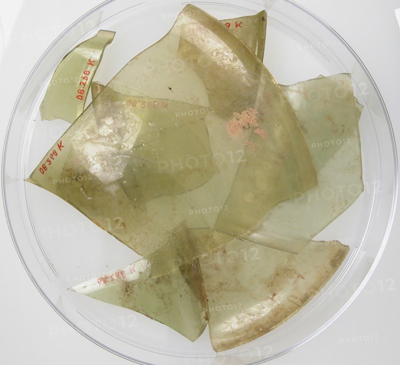 Glass Fragments from a Vessel