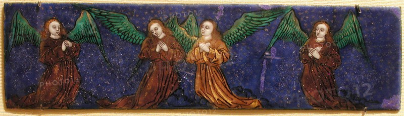 Plaque with Four Angels