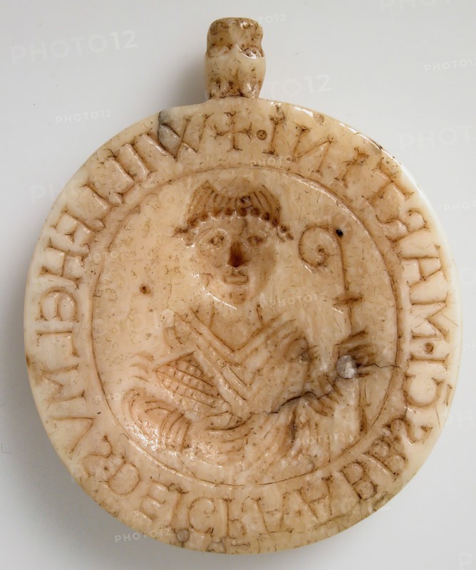 Seal Matrix with Abbot William of Gross St. Martin and Saint Martin