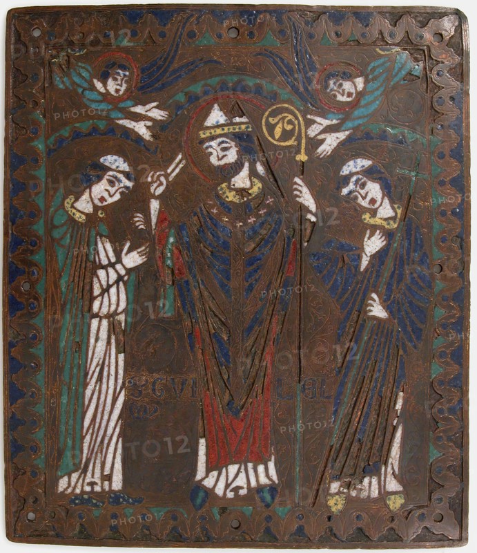 Plaque with Saint William of Bourges
