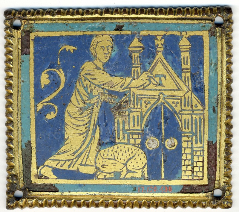 Plaque with Marking of the Door with the Letter Tau