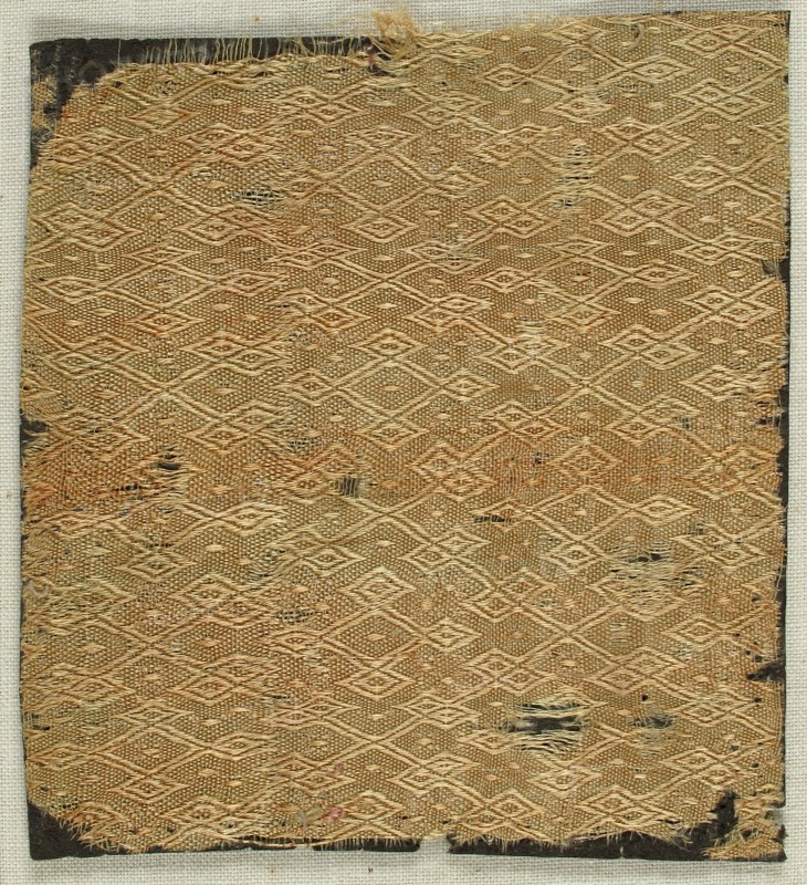 Textile with Figured Silk Weave