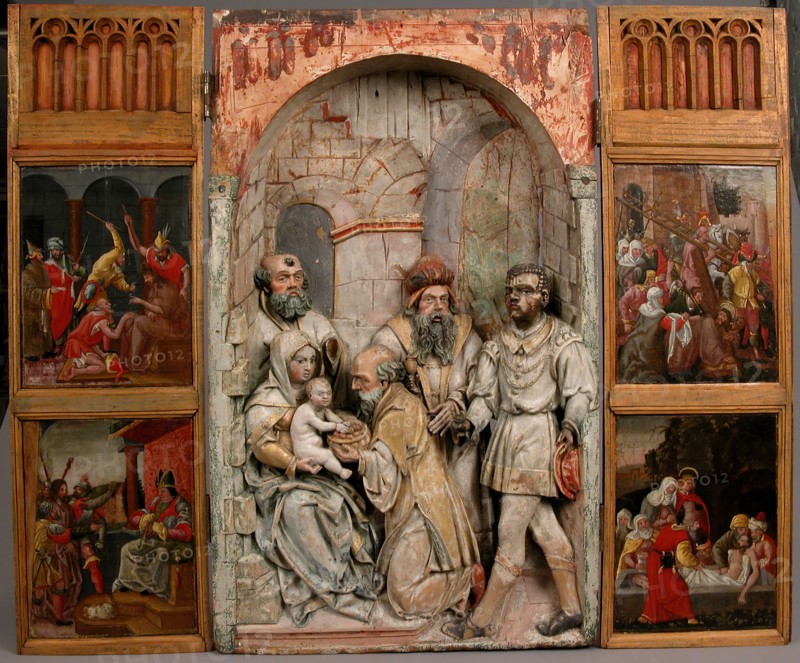 Adoration of the Magi Triptych Panel