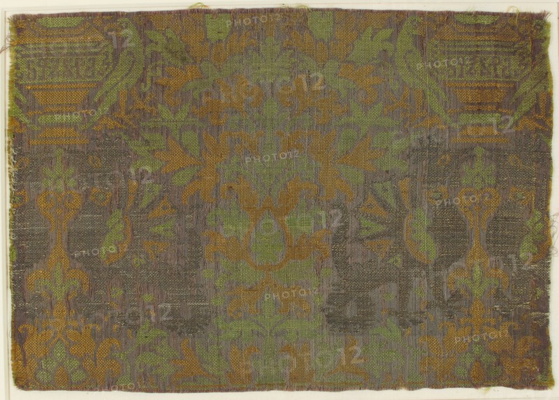 Textile with Plants and Animals
