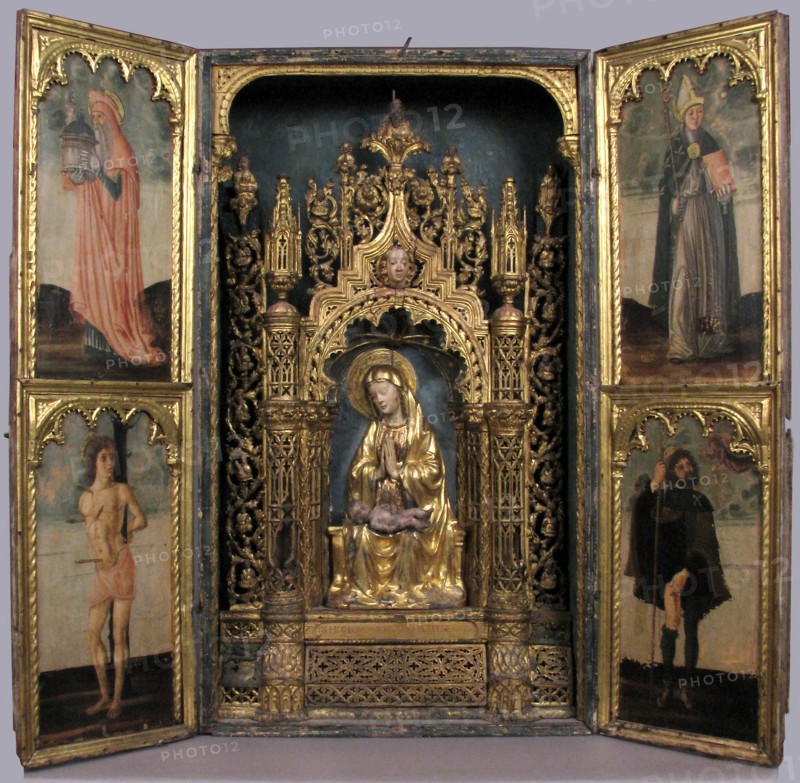 Altar Shrine with Four Saints