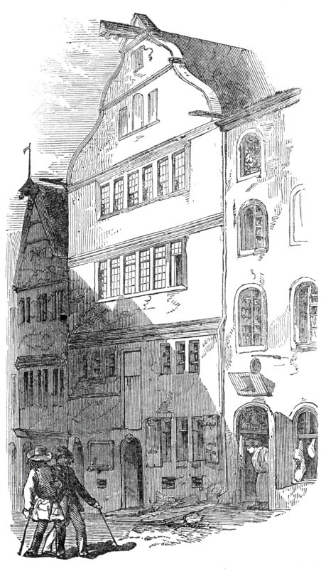Birthplace of Beethoven, at Bonn, 1845. Creator: Unknown.