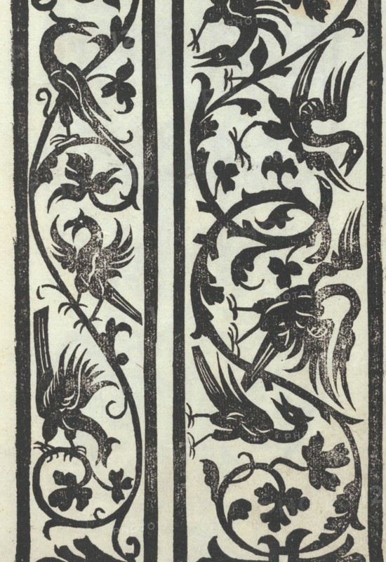Libro quarto. De rechami per elquale se impara in diuersi modi lordine e il modo de recamare...Opera noua, page 5 (recto), ca. 1532.