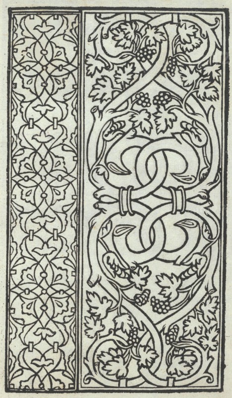 Libro quarto. De rechami per elquale se impara in diuersi modi lordine e il modo de recamare...Opera noua, page 14 (recto), ca. 1532.