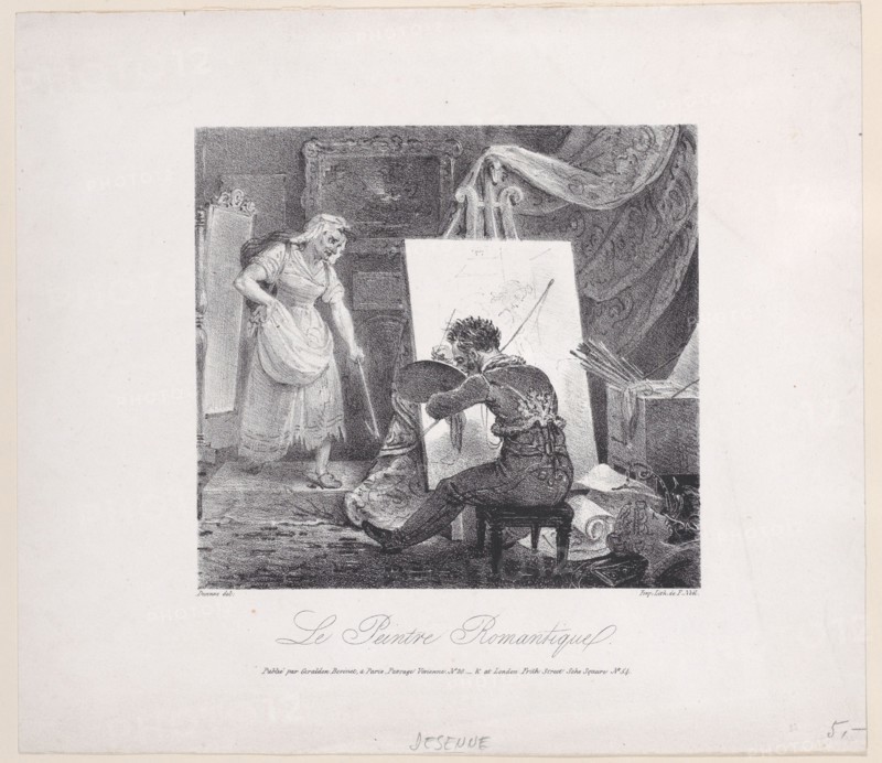 The Romantic Painter (Le Peintre Romantique), 1805-27.