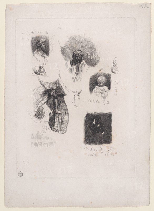 Leaf of Sketches, 1833-38.