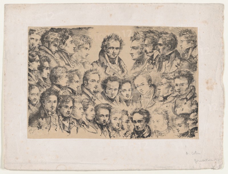 Girodet and His Students, ca. 1817.