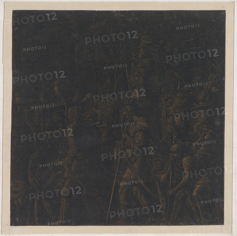 Sheet 8 from The Triumphs of Caesar, after Mantegna, 1599.