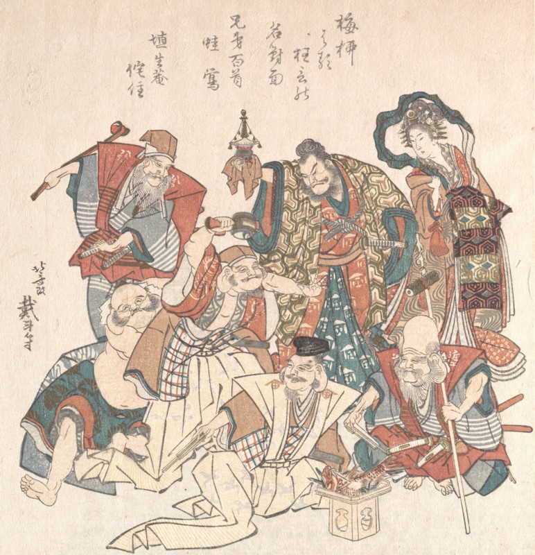 Seven Gods of Good Fortune, 1808-27.