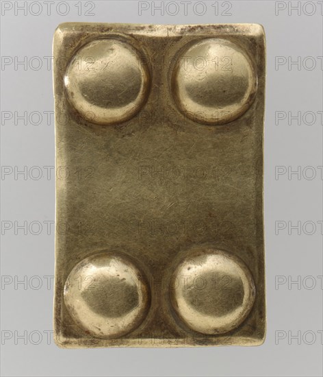 Gold Belt Mount with Rivets, Avar, 700s.