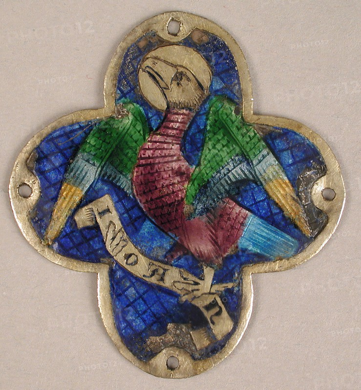 Plaque with the Eagle of Saint John, Catalan, 14th century.