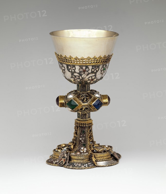 Chalice, Central European, mid-15th century.