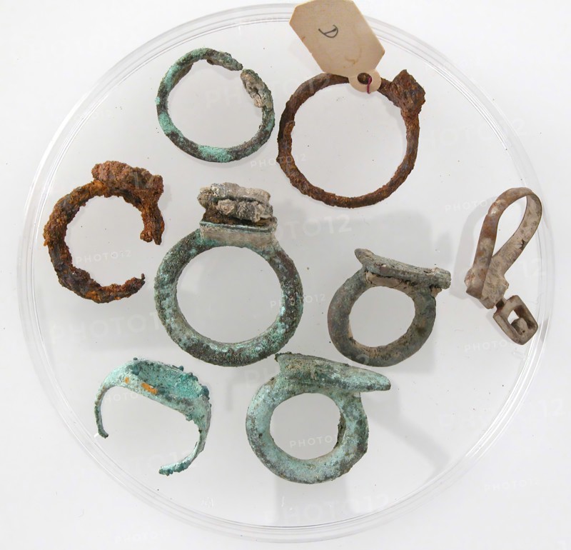 Finger Rings, Coptic, 4th-7th century.