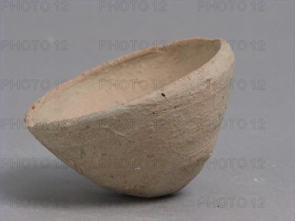 Footless Cup or Lid, Coptic, 4th-7th century.
