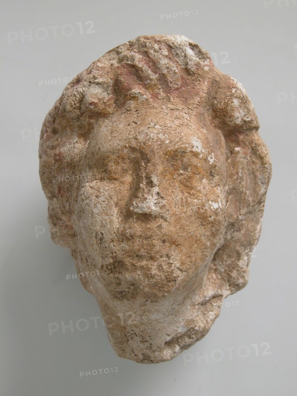 Head, Coptic, 4th-7th century.