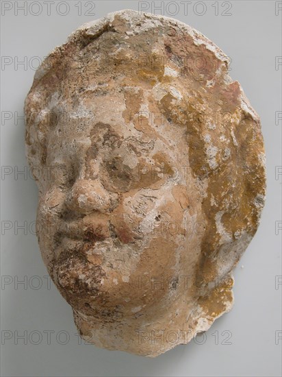 Head, Coptic, 4th-7th century.
