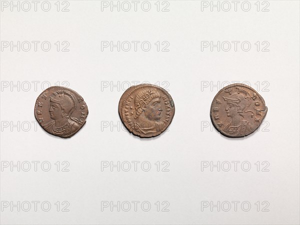 Bronze Coins, Coptic, 4th-7th century.