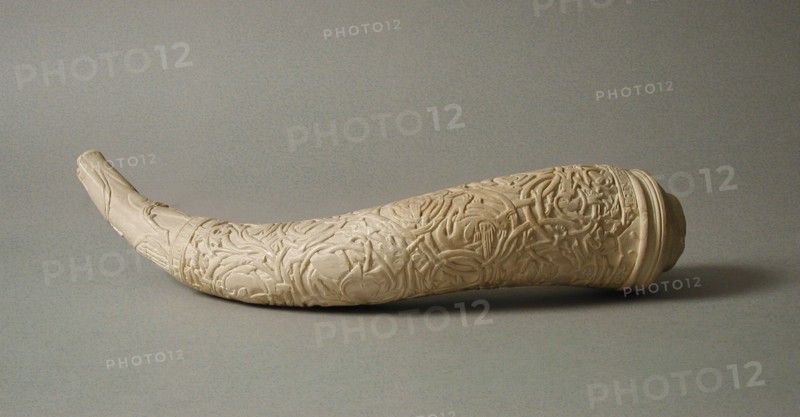Drinking Horn, Danish, 19th century (original dated 15th century).