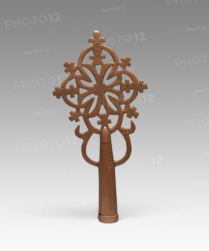 Processional Cross, Ethiopian, 13th-early 14th century.