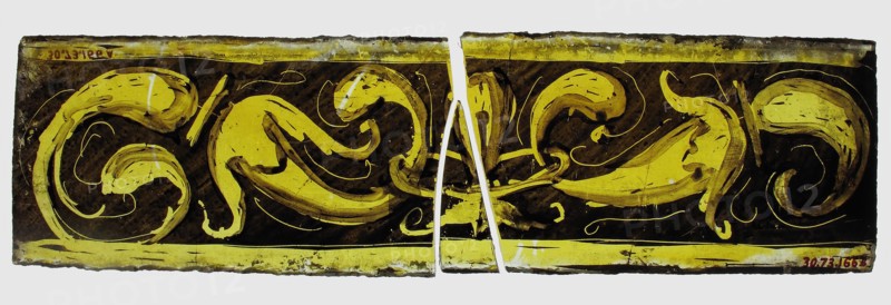 Glass Fragment, European, 16th century.