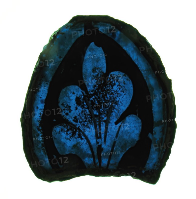 Glass Fragment, European, 13th century.