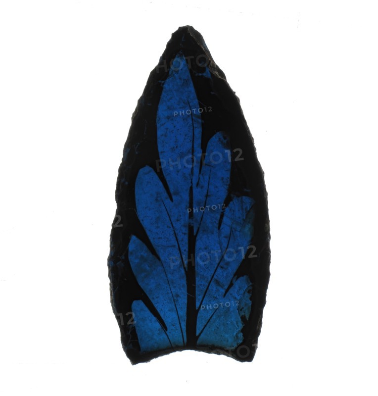 Glass Fragment, European, 13th century.