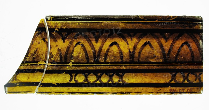 Glass Fragment, European, 15th century.