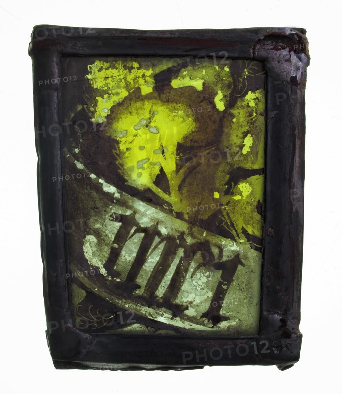 Glass Fragment, European, late 15th century.