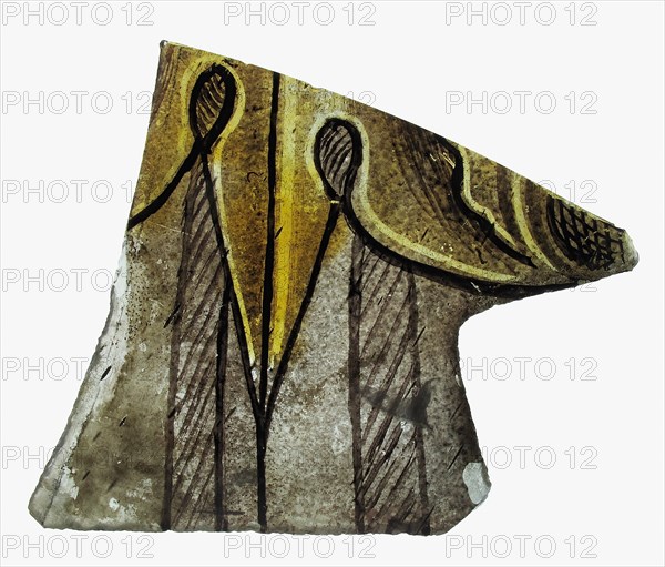 Glass Fragment, European, 15th-16th century.