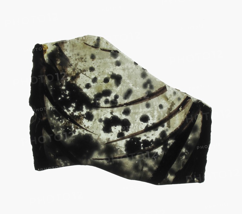 Glass Fragment, European, 14th-15th century.