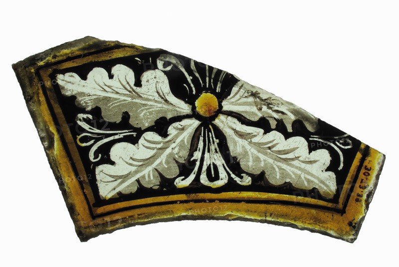 Glass Fragment, European, late 15th century.