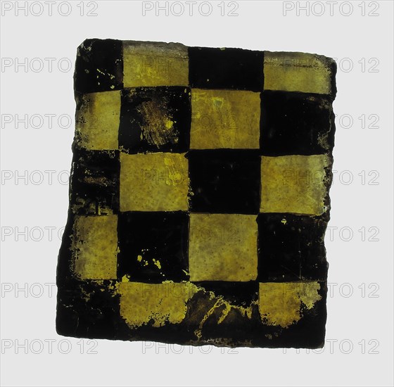 Glass Fragment, European, 15th century.