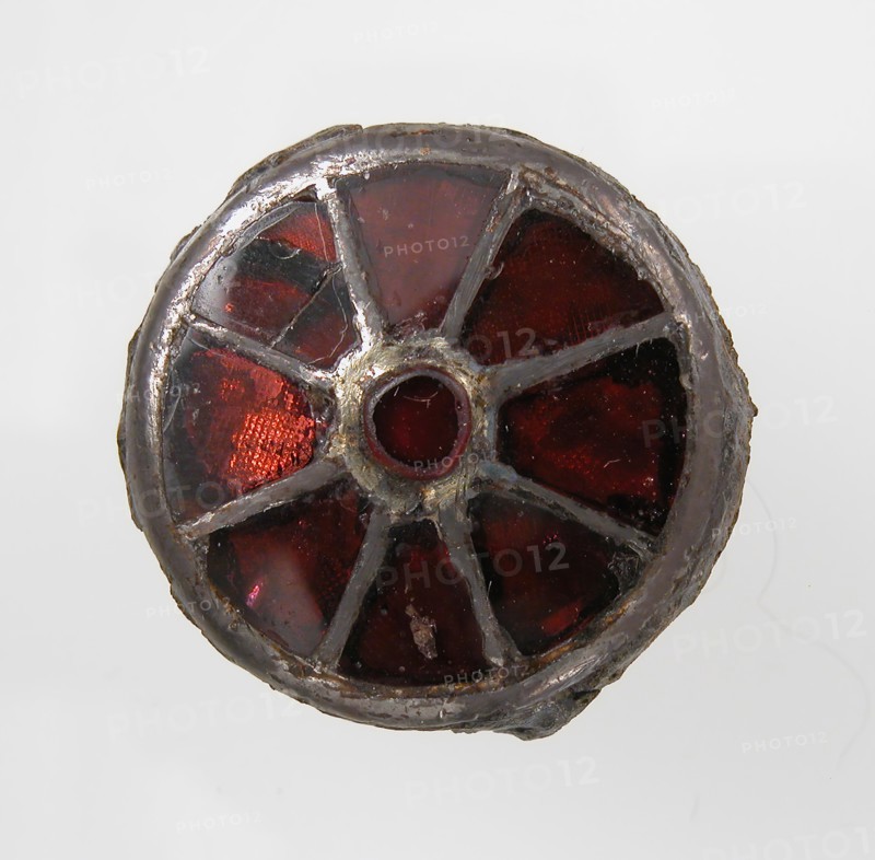 Disk Brooch, Frankish, 6th century.