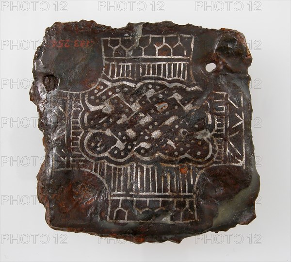 Backplate of a Belt Buckle, Frankish, 6th-7th century.