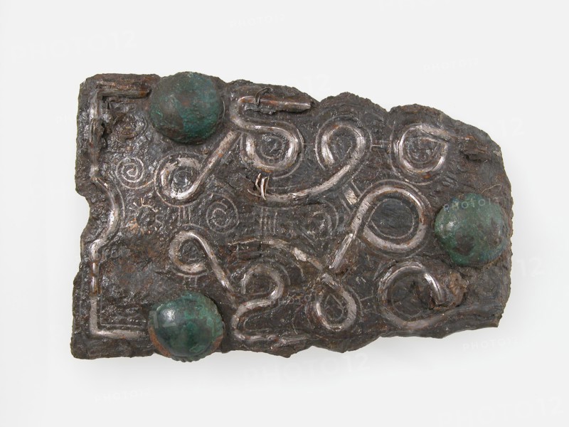 Counter Plate of a Belt Buckle, Frankish, 7th century.