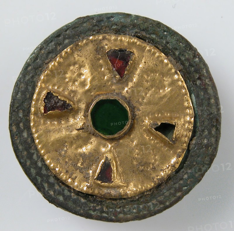 Disk Brooch, Frankish, 6th or 7th century (?).