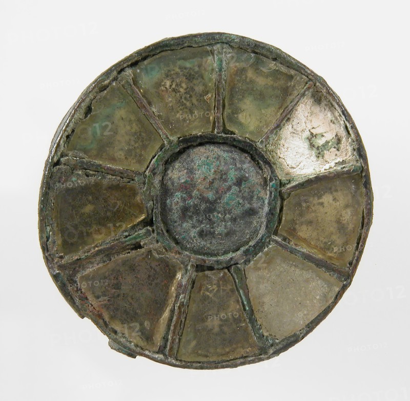 Disk Brooch, Frankish, 6th century.