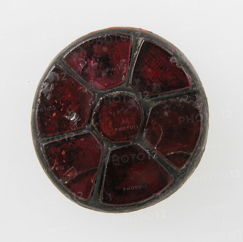 Disk Brooch, Frankish, 6th century.