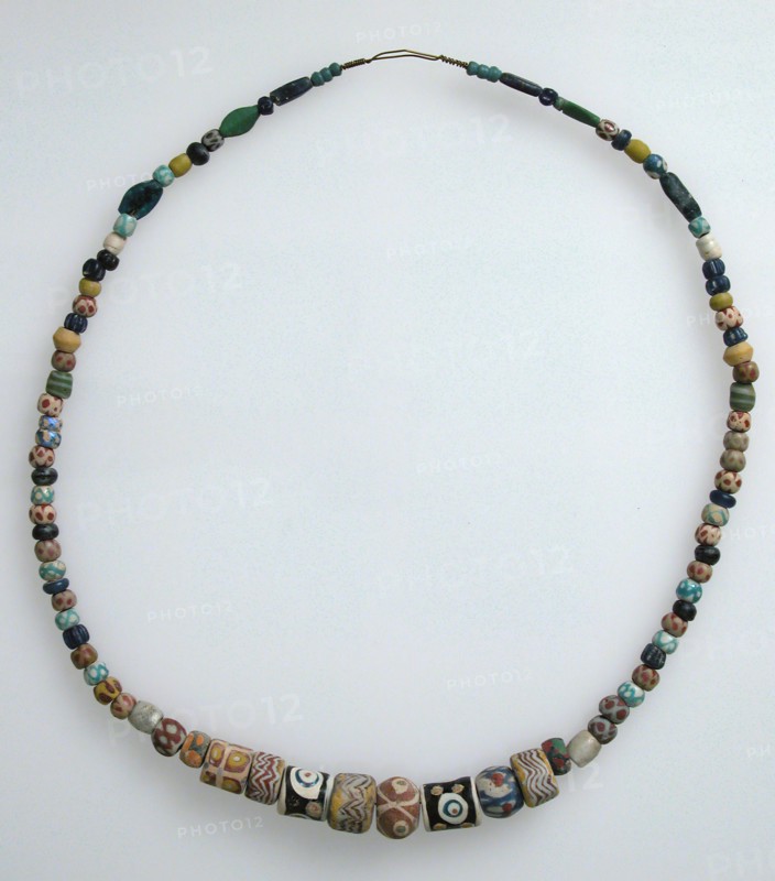 Beads from Necklaces, Frankish, 500-600.